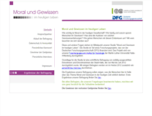 Tablet Screenshot of moral-und-gewissen.de